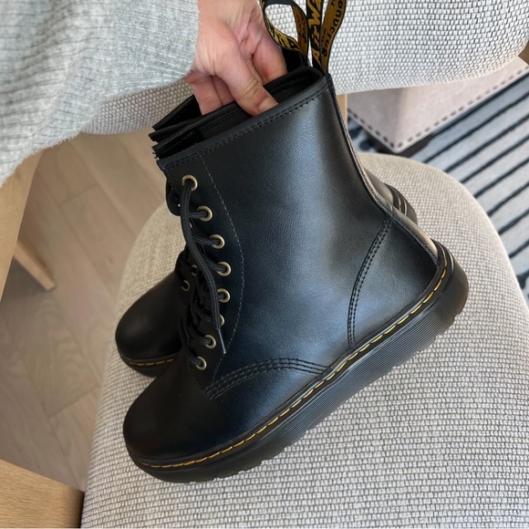 Dr Martens Zavala Combat Boots - Black main image 6